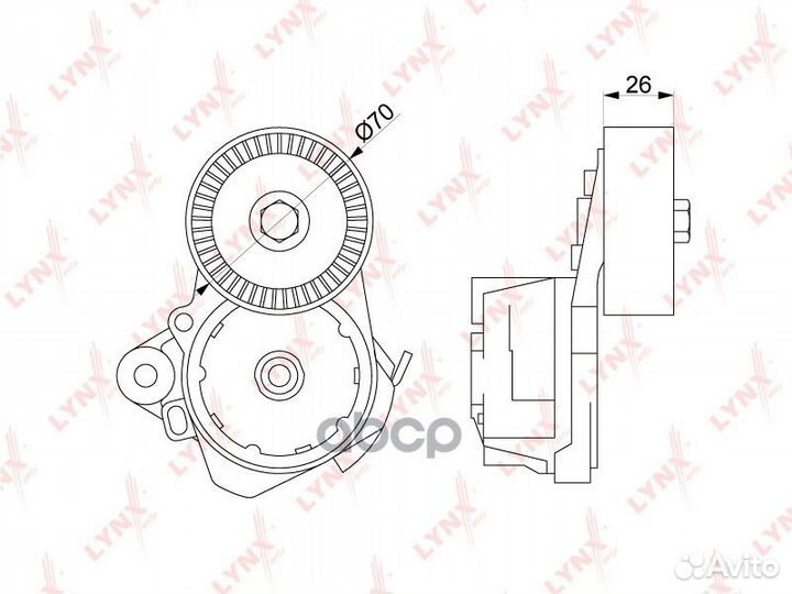 Натяжитель ремня навесного оборудования PT3049