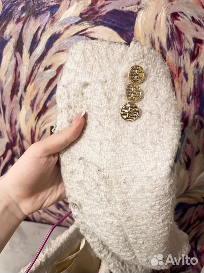 Твидовый пиджак женский