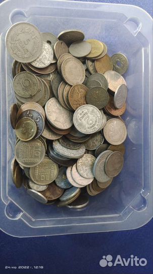 1 кг монет Европы до 1960 года