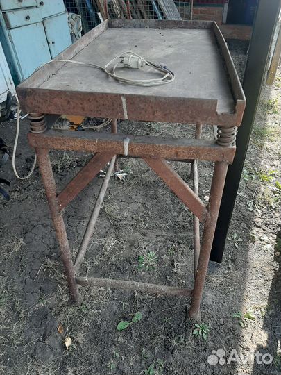 Вибростол для тротуарной плитки