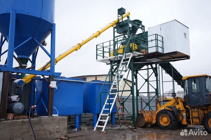 Бетонный завод ленточный 144 м3