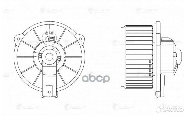 Э/вентилятор отоп. для а/м Toyota Corolla (01)