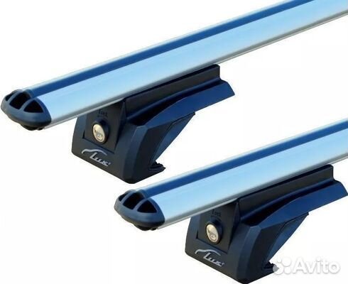 Багажник на рейлинги LUX элегант с дугами 1,2м аэр