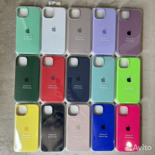 Чехол iPhone 14 силиконовый