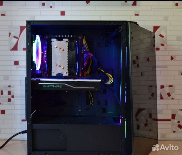 Игровой компьютер 12 ядер /16 Гб озу/ RX 580 8gb