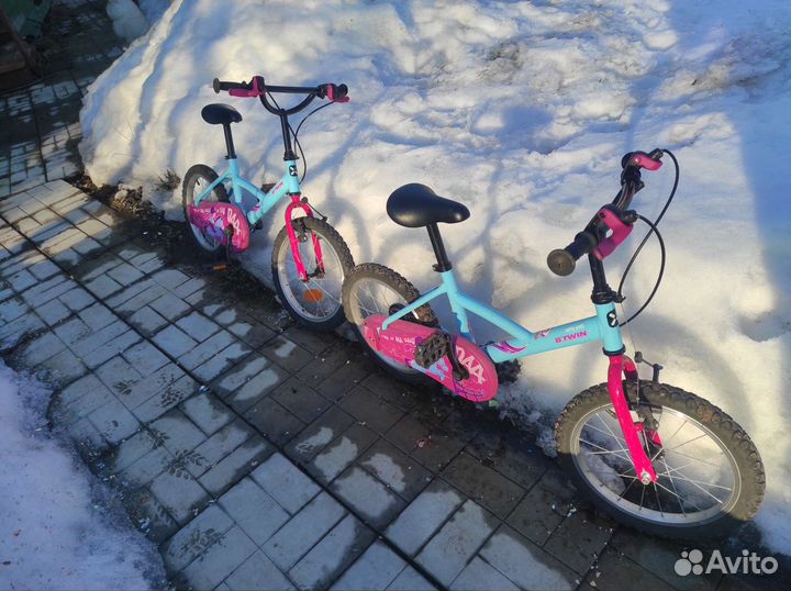 Детский велосипед btwin 16 бу