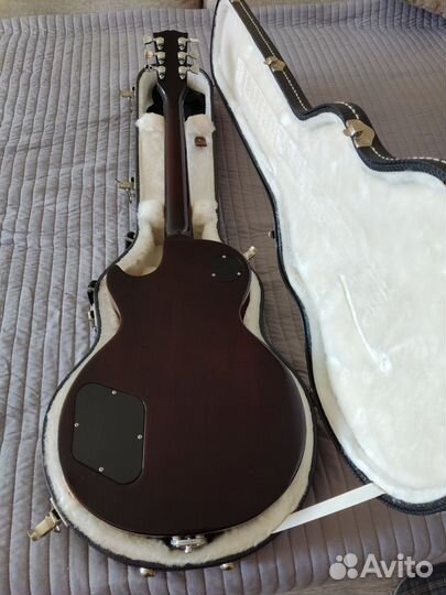 Гитара коллек Gibson Les Paul custom top gold