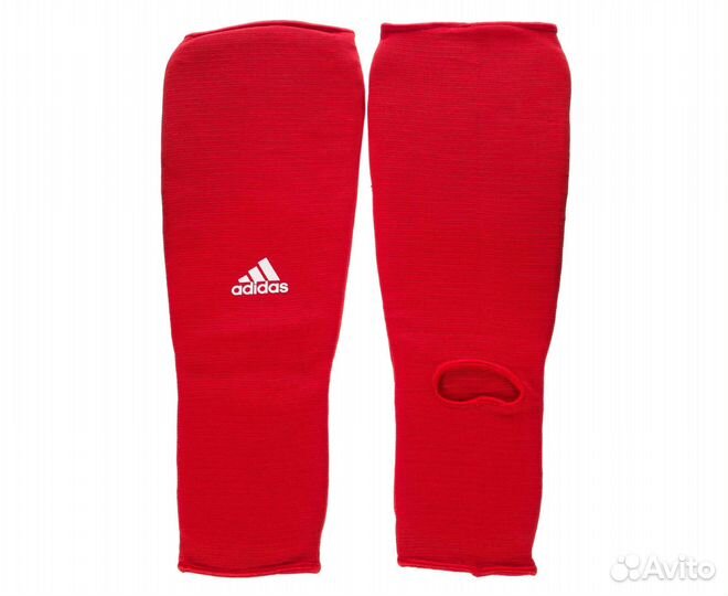 Щитки на голень Adidas красные (S)