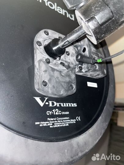 Тарелка для электронных барабанов cy-12 crash