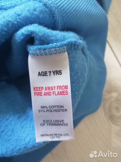 Кофты толстовки (Carter's,H&M,george) 6-8 лет