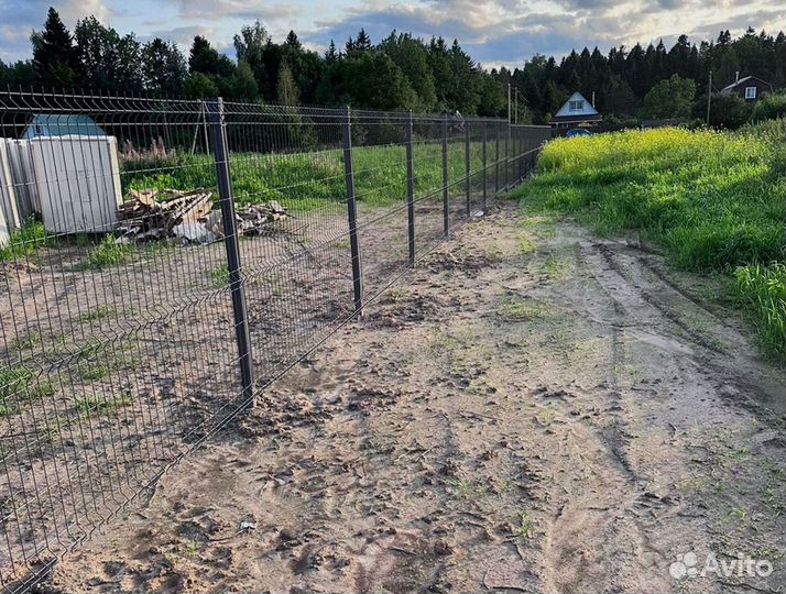 Забор из 3D сетки Под Ключ + Доставка