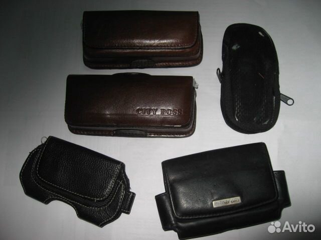 Чехлы кожаные для кнопочных телефонов и PSP