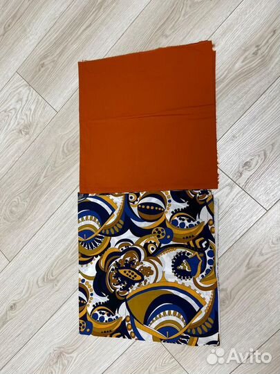 Ткань плотный хлопок отрезы новые