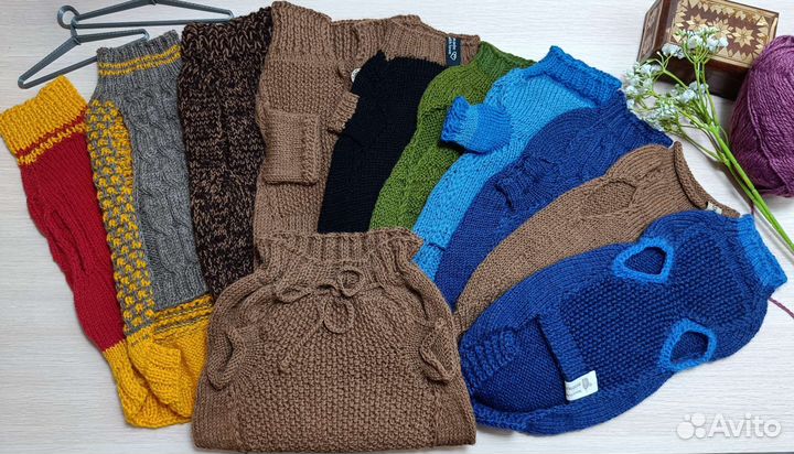 Одежда для собак и кошек, свитера, комбинезоны