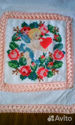 Салфетки вышитые крестиком