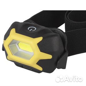 Фонарь светодиод налобный 5Вт COB 3хAAA сенсор 3 р