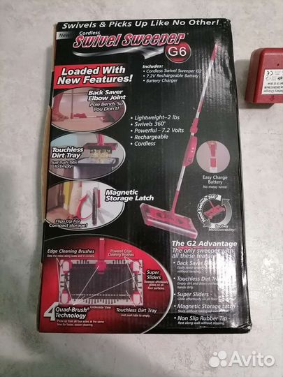 Электровеник Swivel Sweeper G6