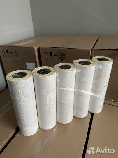 Термоэтикетки 58x40 (20 рулонов)