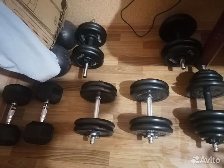 Гири и гантели, боксерская груша
