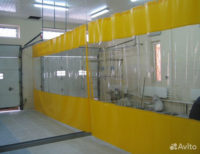 Шторы для предприятий и автомоек