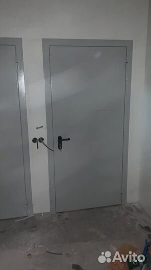 Одностворчатые двери в котельную/противопожарные