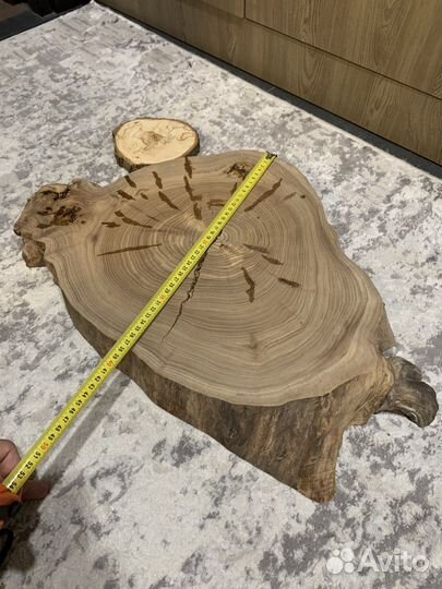 Спил древесный Карагач 60х40х5