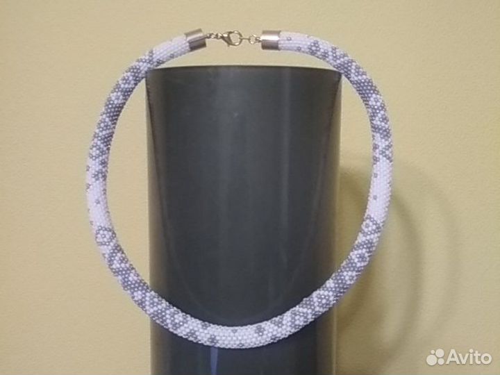 Жгут колье бисерный