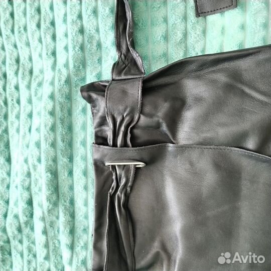 Кожаная юбка натуральная 44 46