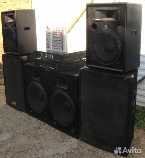 Колонки WCF 3000W Pro D12-15