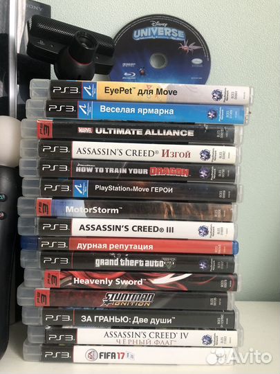 Игровая приставка ps3 fat с играми