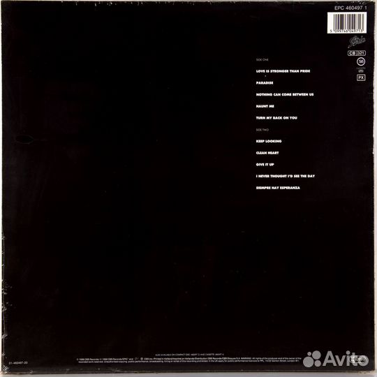Sade,Stronger Then Pride, 1988 винил Holland
