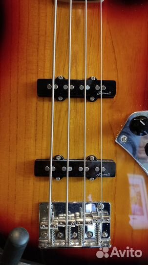 Бас гитара безладовая. Harley Benton JB 40