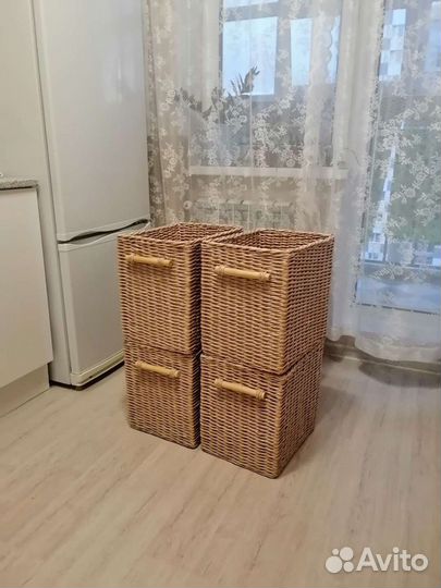 Короба, корзины плетеные