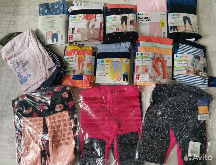 Сток оптом детские легенсы, лосины из Европы