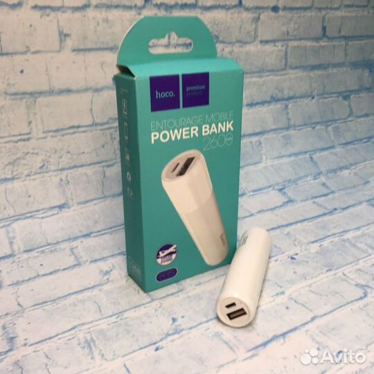 Внешний акб 2600mah hoco B35,белый