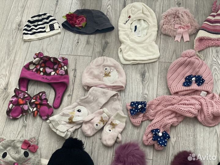 Прелестные шапочки и наборы на все сезоны 1-9лет
