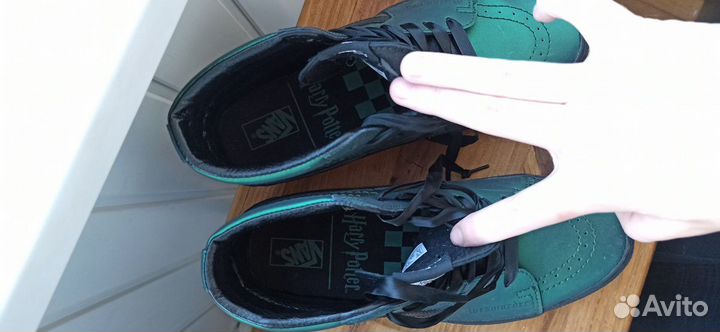 Harry potter vans on sale slytherin