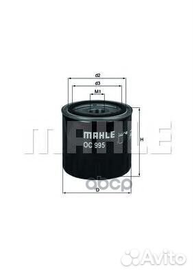 Фильтр масляный nissan/renault 1.9D-3.0D 08- OC