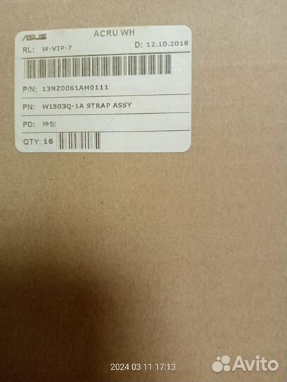 Кабель для зарядки Asus ZenWatch 3 WI503Q