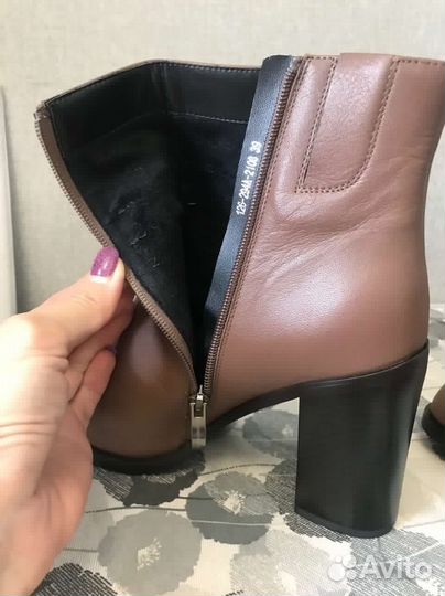 Ботильоны натуральная кожа Thomas Munz