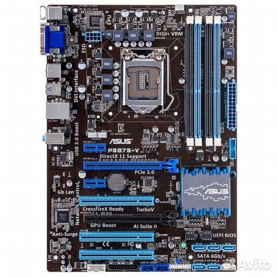 Мат. плата Asus P8B75-V - lga 1155