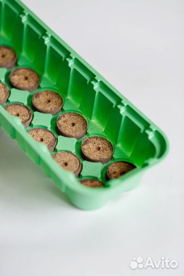 Мини теплица с торфяными таблетками 14 ячеек