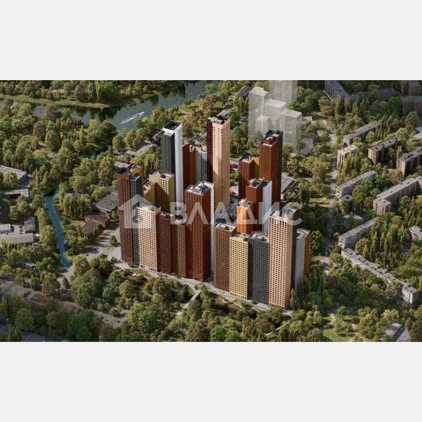 2-к. квартира, 56,6 м², 12/43 эт.