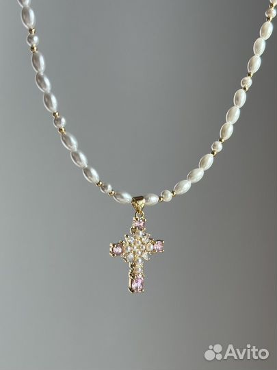 Чокер из жемчуга