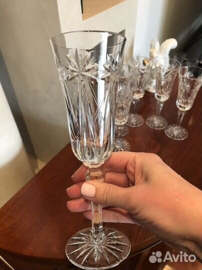 Хрустальные фужеры