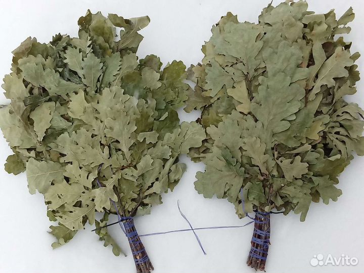 Веники для бани дуб, берёза