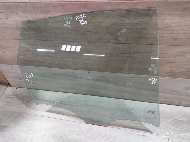 Стекло двери заднее Renault Scenic 2