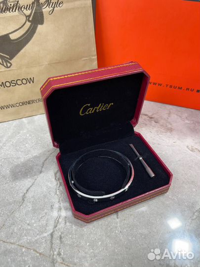 Браслет Cartier Love (камни)