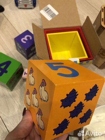 Деревянные игрушки пазл и кубики