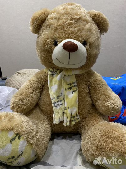 Большой плюшевый медведь 65см